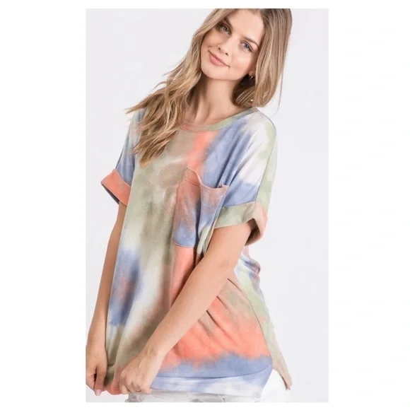 ❤️ Pretty tie dye top, size large. - Picture 8 of 11